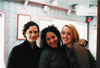 Nurit Monacelli, Rayme Cornell, and Key Makeup Artist Rebecca Perkins grew close in the make-up room.